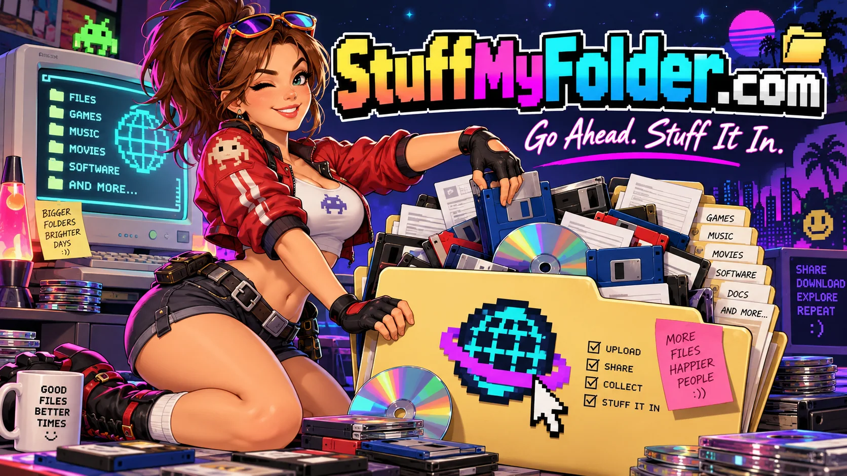 StuffMyFolder retro gamer banner